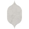 Gothic Arabesque Britannia Honed Limestone Waterjet Decos 4 7/8×8 13/16 Image