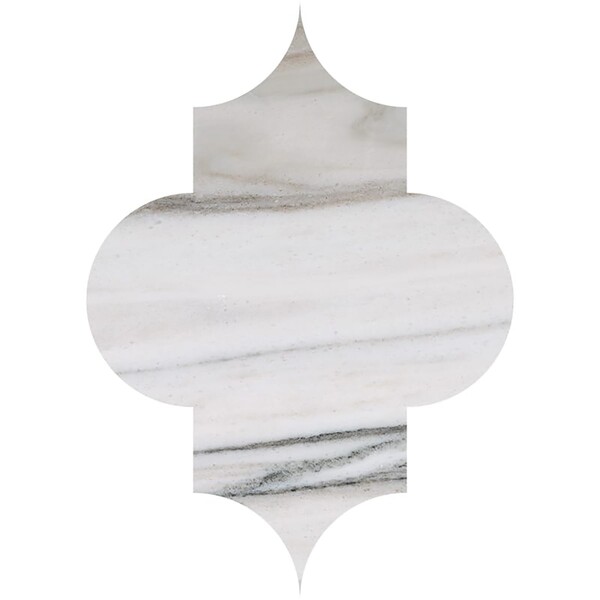 Arabesque Skyline Polished Marble Waterjet Decos 8×11 Image