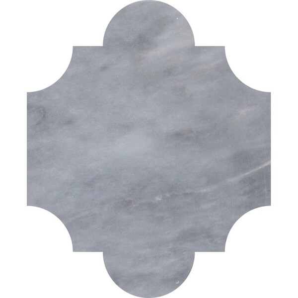 San Felipe Allure Light Polished Marble Waterjet Decos 8×9 3/4 Image