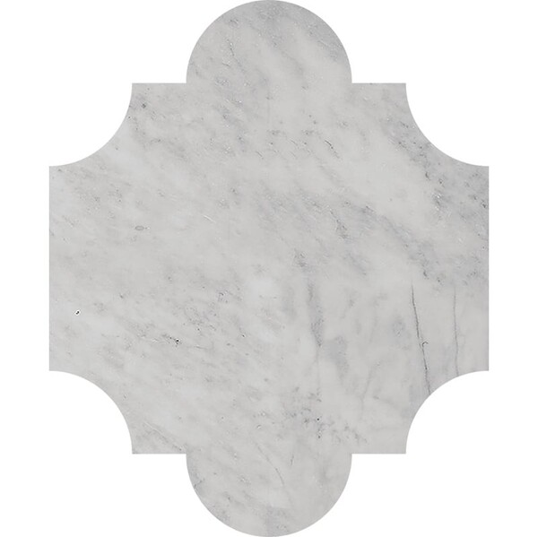 San Felipe Avenza Honed Marble Waterjet Decos 8×9 3/4 Image