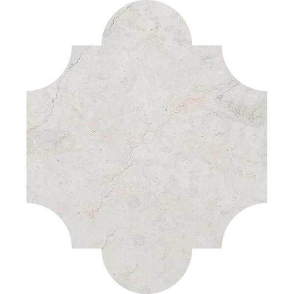 San Felipe Britannia Honed Limestone Waterjet Decos 8×9 3/4 Image
