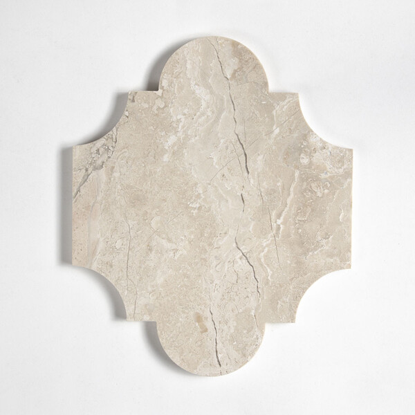 San Felipe Diana Royal Honed Marble Waterjet Decos 8×9 3/4 Image