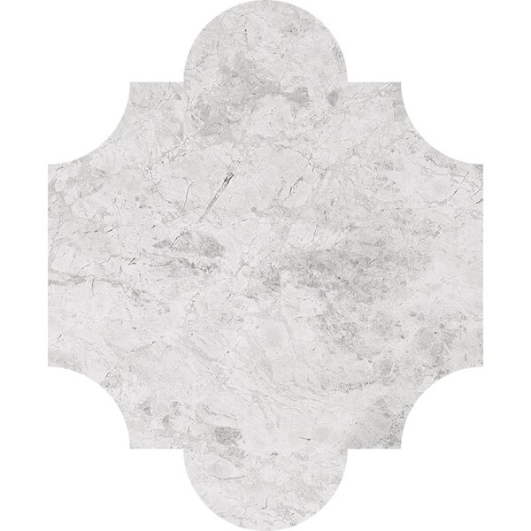 Nubes de Plata de San Felipe Mármol Pulido Waterjet Decos 8×9 3/4 Imagen