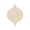 Winter Leaf Seashell Honed Limestone Waterjet Decos 4 7/8×6 13/16 Image