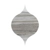 Winter Leaf Skyline Polished Marble Waterjet Decos 4 7/8×6 13/16 Image