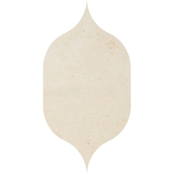 Gothic Arabesque Casablanca Honed Limestone Waterjet Decos 4 7/8×8 13/16 Image