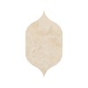 Gothic Arabesque Seashell Honed Limestone Waterjet Decos 4 7/8×8 13/16 Image