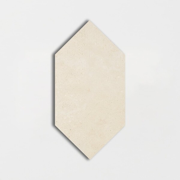 Large Picket Casablanca Honed Limestone Waterjet Decos 6×12 Image