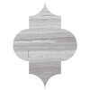 Arabesquette Haisa Light Honed Marble Waterjet Decos 6×8 1/4 Immagine