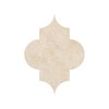 Arabesquette Seashell Honed Limestone Waterjet Decos 6×8 1/4 Image
