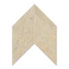 Chevron Seashell Honed Limestone Waterjet Decos 13×10 Image