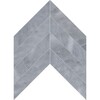 Chevron Allure Light Honed Marble Waterjet Decos 13×10 Image