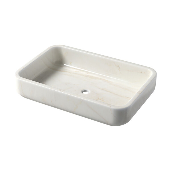 Lavabo en marbre Calacatta Amber Honed Oasis (image 18×22)
