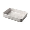 Silver Clouds Honed Oasis Marble Sink 18×22 Image