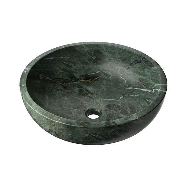 Verde Tia Honed Vessel Marble Sink 18×6 Image