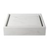 Avalon Honed Bauhaus Marble Sink 20×20 Image