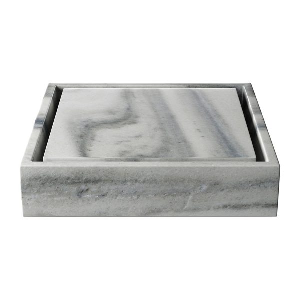 Skyline Honed Bauhaus Marble Sink 20×20 Image