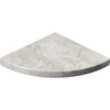 Silver Shadow Polished Marble Corner Shelves 8×8 Image