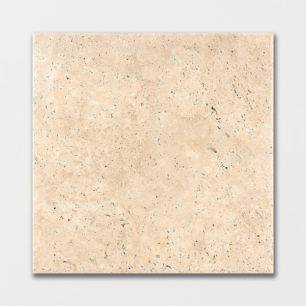 Piastrella in travertino anticato avorio 12×12 Immagine