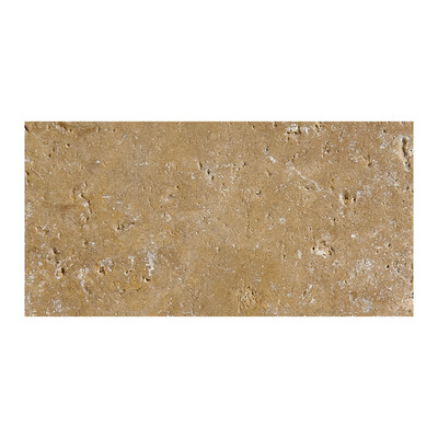 Walnut Dark Tumbled Travertine Tile 3×6 Image