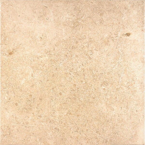 Seashell Antiqued Limestone Tile 18×18 Image