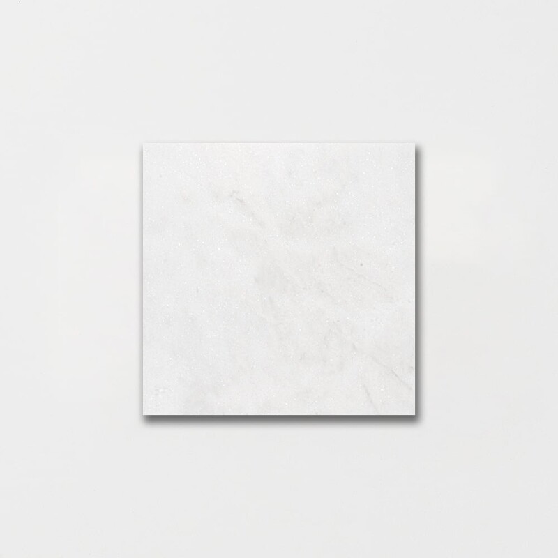 Glacier Honed Marble Tile 5 1/2x5 1/2