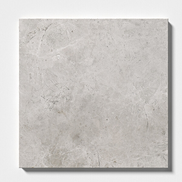 Silver Clouds Polished Marble Tile 12×12 Image
