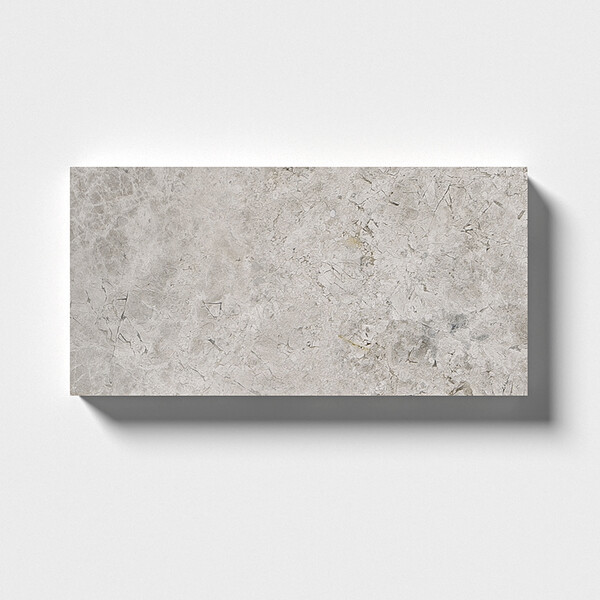 Silver Clouds Polished Marble Tile 2 3/4×5 1/2 Image