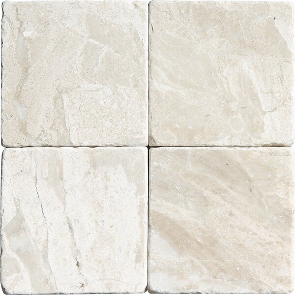 Diana Royal Tumbled Marble Tile 4×4 Image