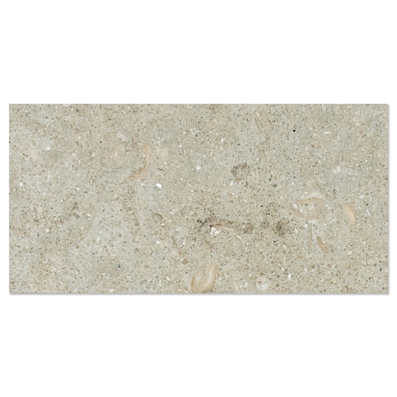 Olive Green Honed Limestone Tile 12x24