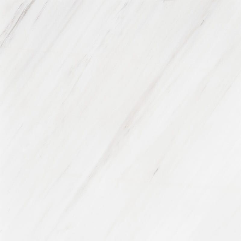 Snow White Honed Marble Tile 18x18