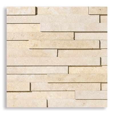 Seashell Honed Limestone Wall Decos Elevations Pattern Image