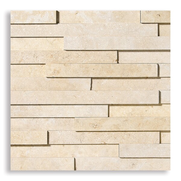 Seashell Honed Limestone Wall Decos Elevations Pattern Image