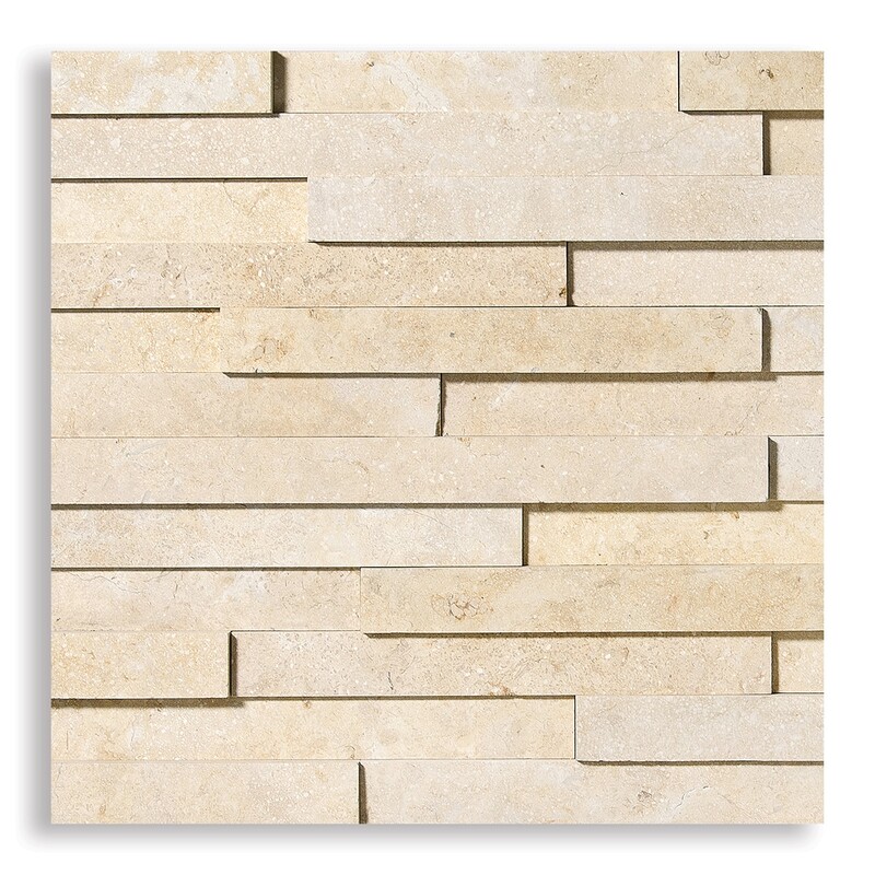 Seashell Honed Limestone Wall Decos Elevations Pattern