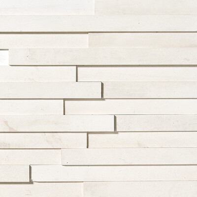 Champagne Honed Limestone Wall Decos Elevations Pattern Image