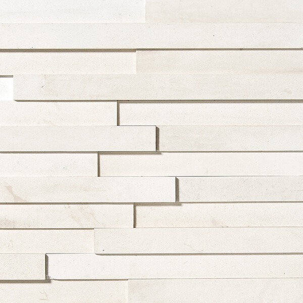 Champagne Honed Limestone Wall Decos Elevations Pattern Image