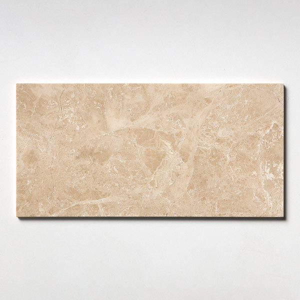 Cappuccino Polished Marble Tile 12×24 Image