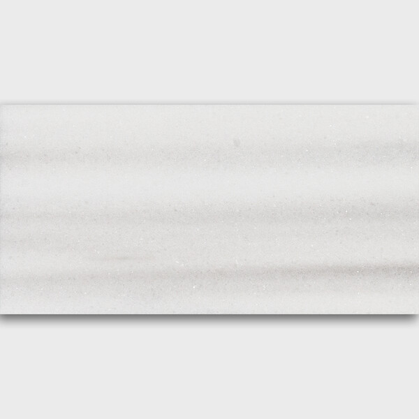 Frost White Polished Marble Tile 6×12 Image