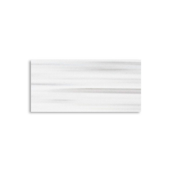 Frost White Polished Marble Tile 2 3/4×5 1/2 Image