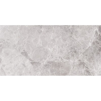 New Tundra Gray Polished Marble Tile 12x24