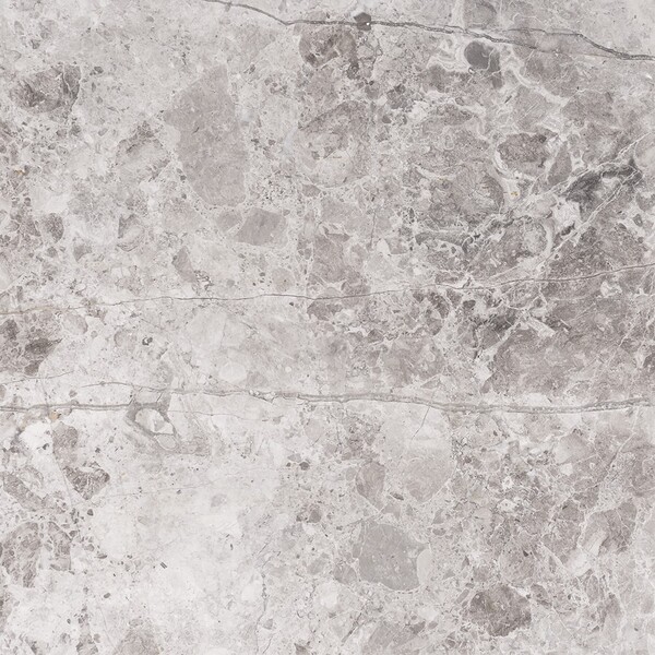 New Tundra Gray Polished Marble Tile 18×18 Image