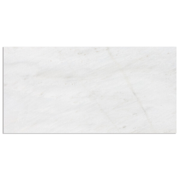 Fantasy White Honed Marble Tile 12×24 Image