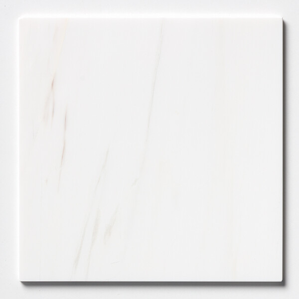 Bianco Dolomiti Classic Honed Marble Tile 12×12 Image