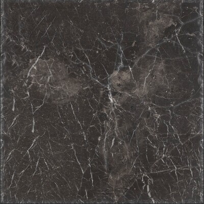 Iris Black Brushed Marble Tile 16x16