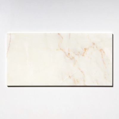 Calacatta Amber Polished Marble Tile 12x24