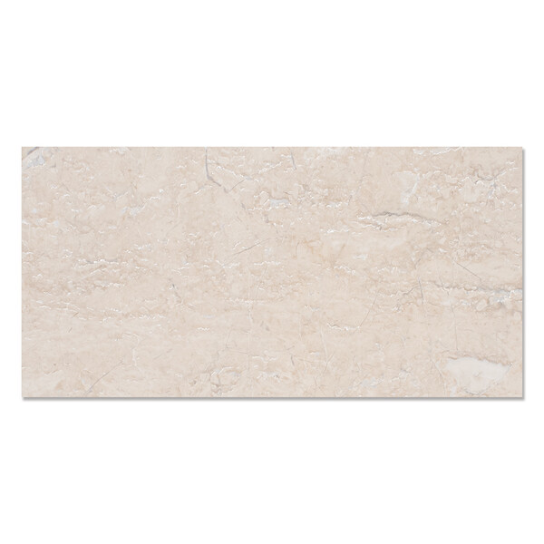 Crema Perla Polished Marble Tile 12×24 Image