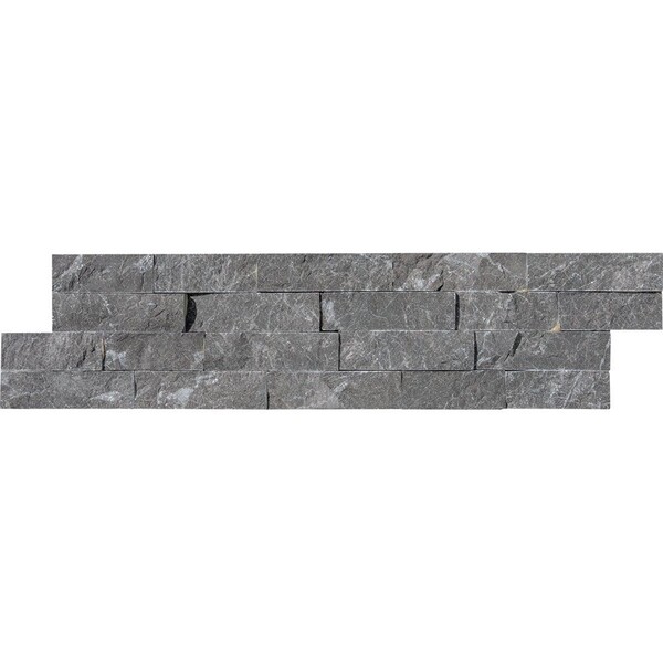 Black Rock Face Marble Ledger Panel 6×24 Image