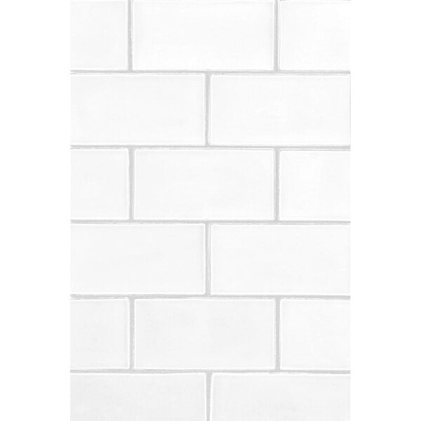 Satin Cotton Matte Subway Ceramic Tile 3×6 Image