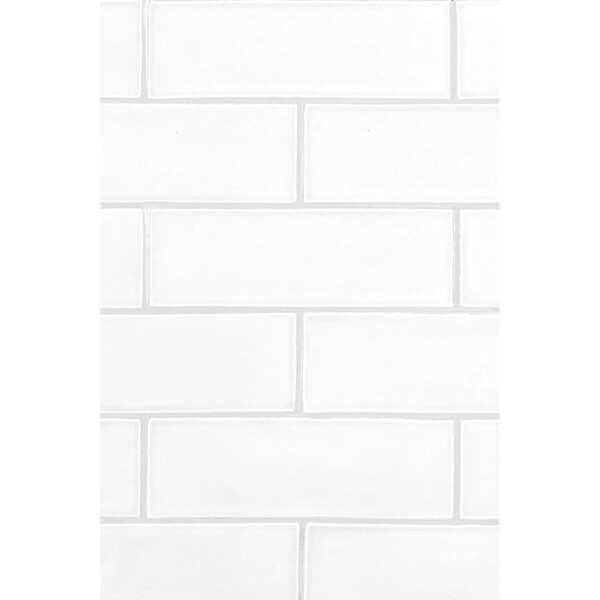 Satin Cotton Matte Subway Ceramic Tile 3×9 Image