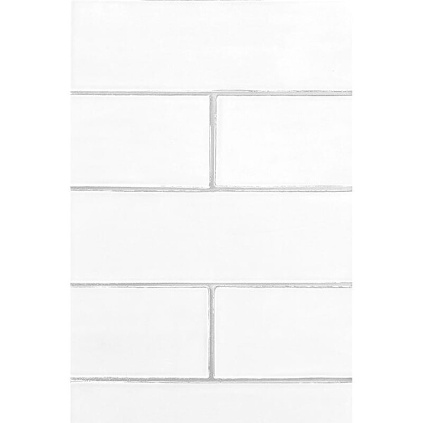 Satin Cotton Matte Subway Ceramic Tile 4×12 Image